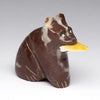 Quartz-Veined Marble Fishing Bear