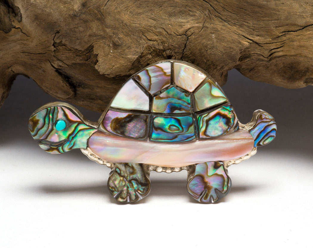 Watery Turtle Pin/Pendant