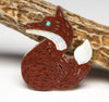 Carved Red Fox Pin/Pendant