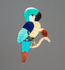 Bright Parrot Pin/Pendant