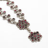 Glamorous Garnet Pendant Necklace
