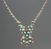 Distinctive Red Coral & Turquoise Necklace