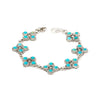Kingman Turquoise Signature Link Bracelet