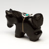 Tiny Silver Saddled Horse