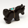 Tiny Silver Saddled Horse
