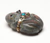 Peach Labradorite Palm Frog