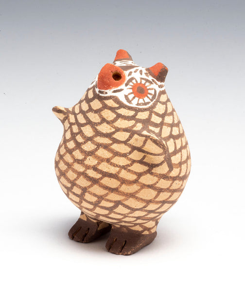 Small Standing Pottery Owl