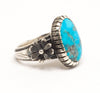 Kingman Turquoise I Love You Ring