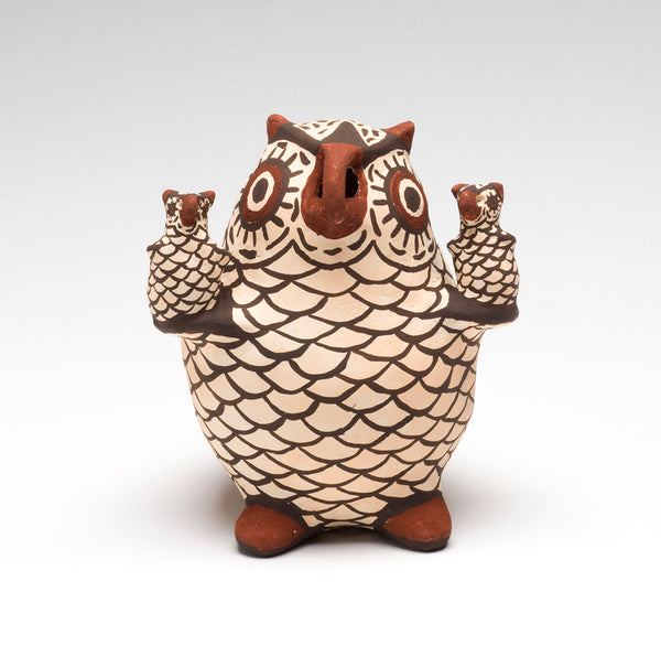 Owl Family Pottery