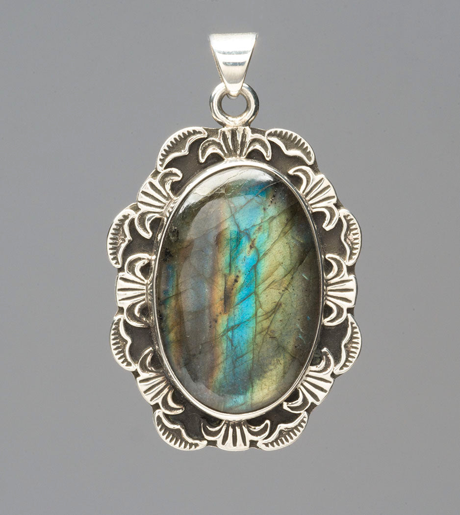 Labradorite Sagebrush Pendant