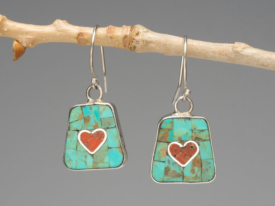 From The Heart Mosaic Earrings