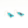 Mosaic Water Droplet Dangle Earrings