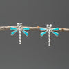 Dainty Dragonfly Earrings