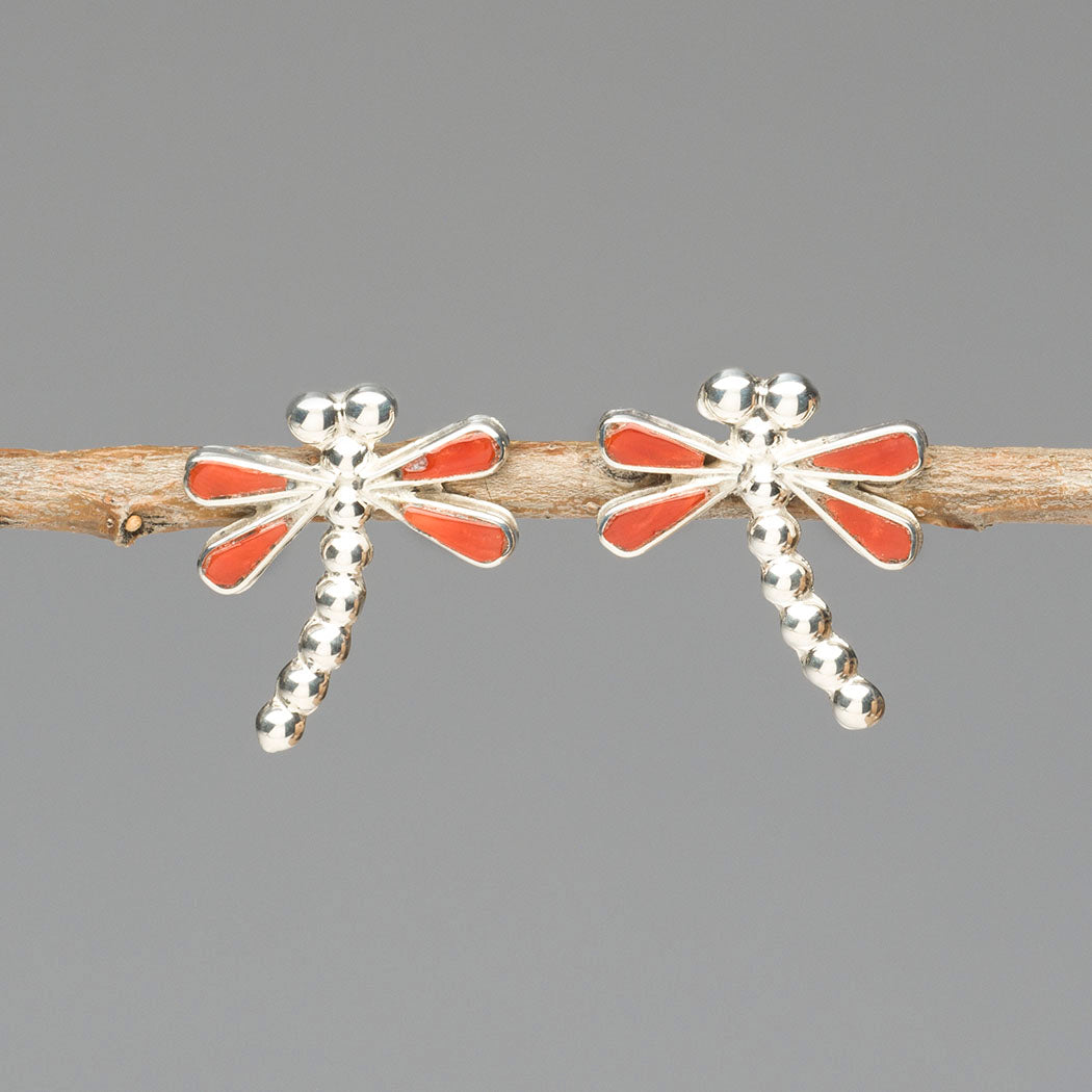 Dainty Dragonfly Post Earrings