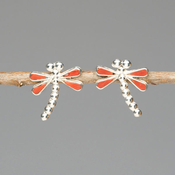 Dainty Dragonfly Post Earrings