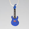 Electric Blue Guitar Pin/Pendant