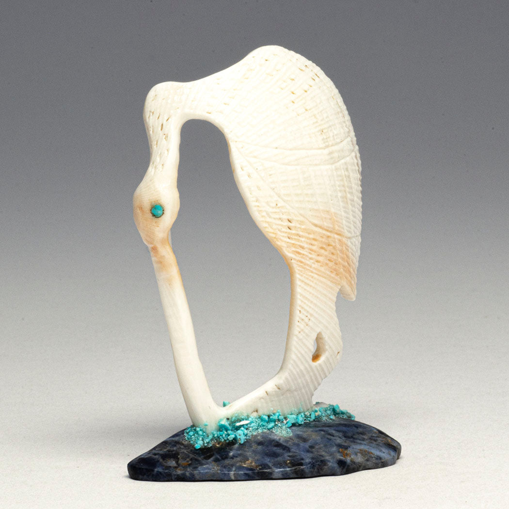 Grazing Crane