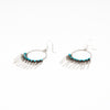 Fresh Silhouette Turquoise Dangle Earrings