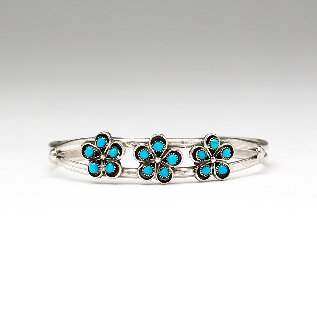 Handmade Floral Cuff Bracelet