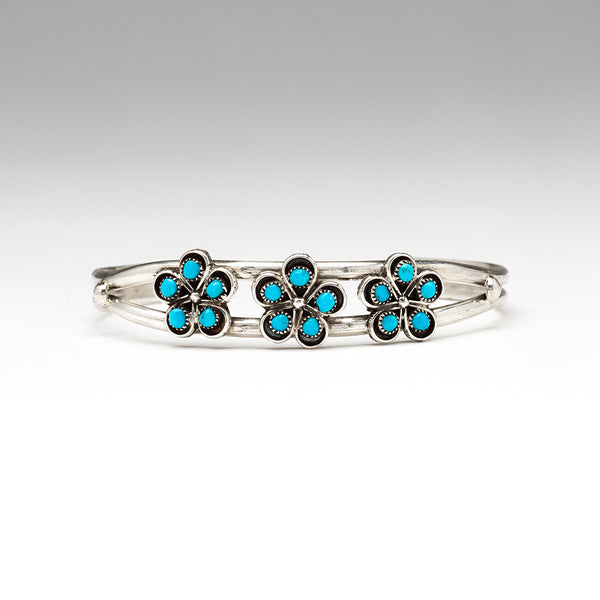 Handmade Floral Cuff Bracelet