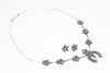 Dainty Squash Blossom Necklace & Earrings Set