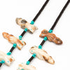 Carved Fossilized Ivory Horned Owl Necklace