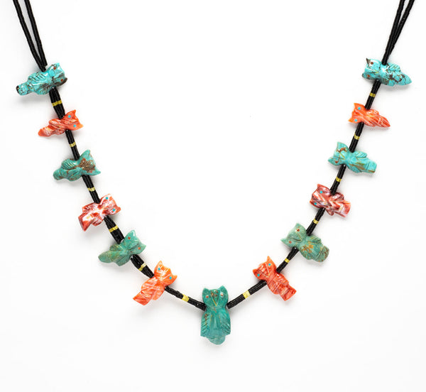 Horned Owl Fetish Necklace