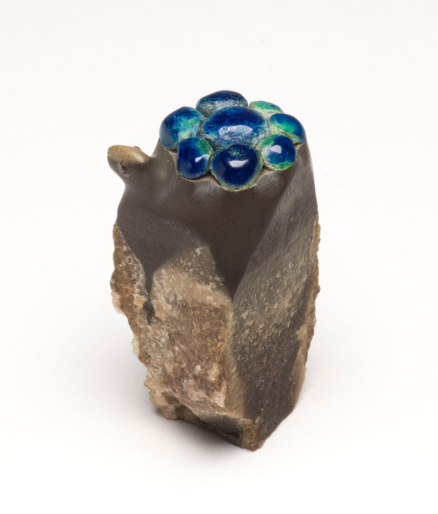 Fence Lake Septarian & Zuni Azurite Turtle