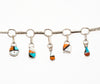 Zuni Sunface Charm Bracelet