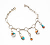 Zuni Sunface Charm Bracelet