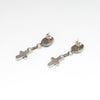 Dragonfly Cross Dangle Earrings