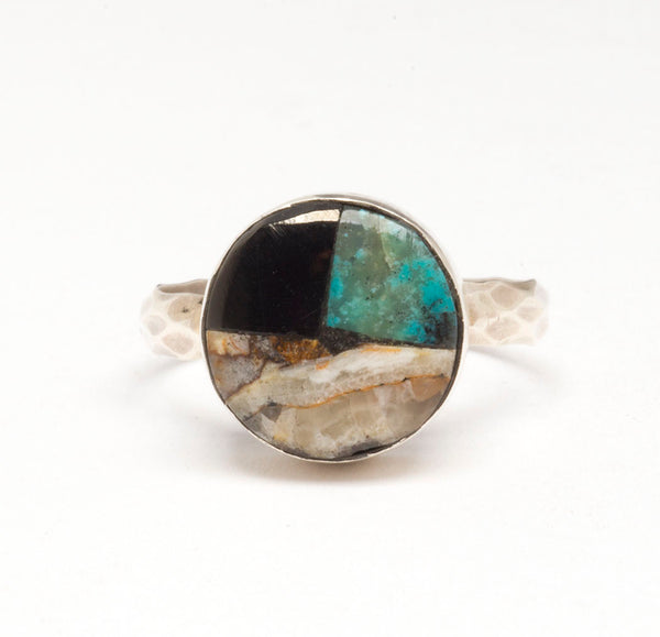 Stone To Stone Sunface Ring