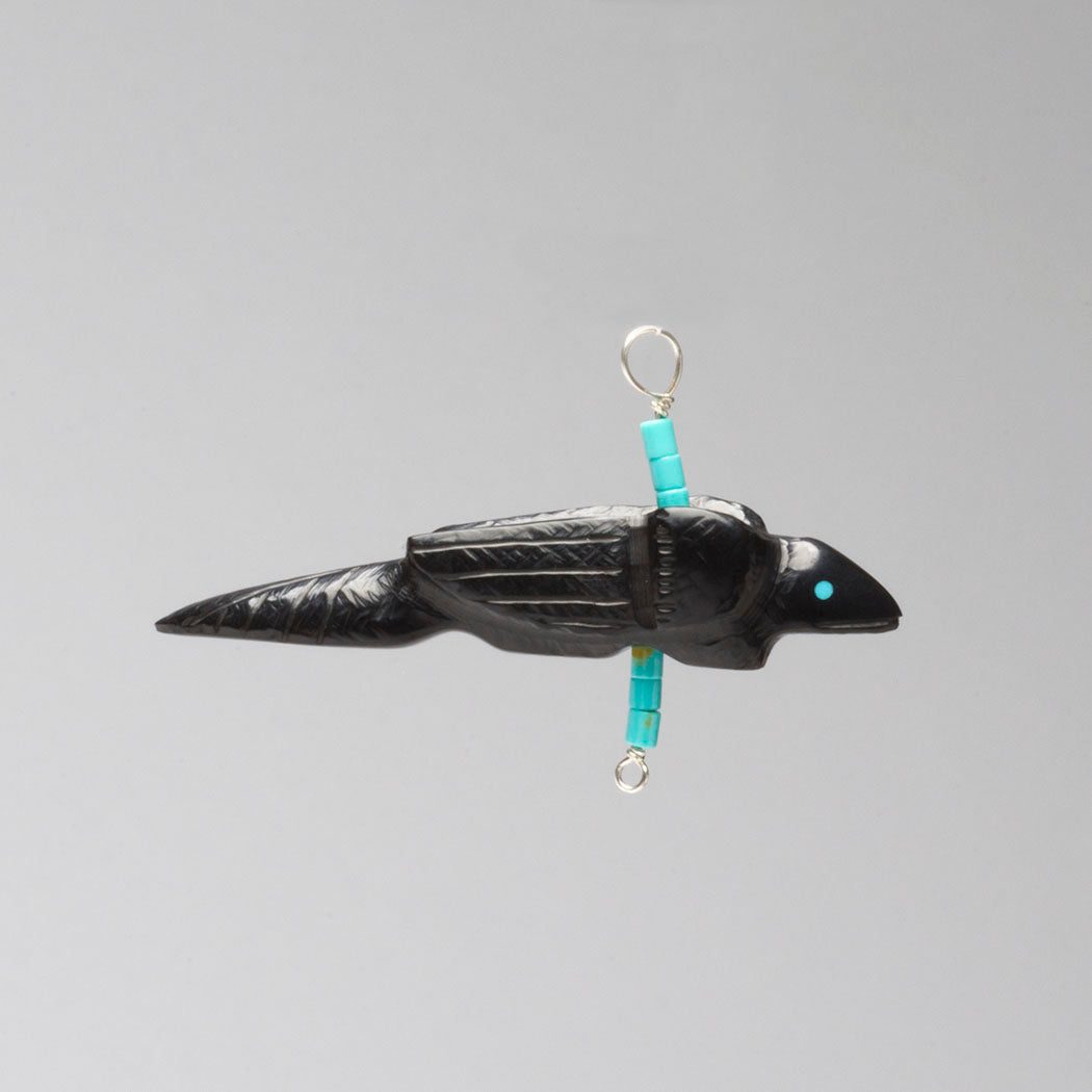 Reversible Raven Pendant