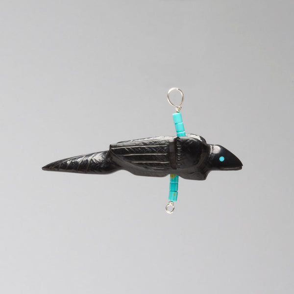 Reversible Raven Pendant