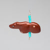 Reversible Pipestone Bear Pendant