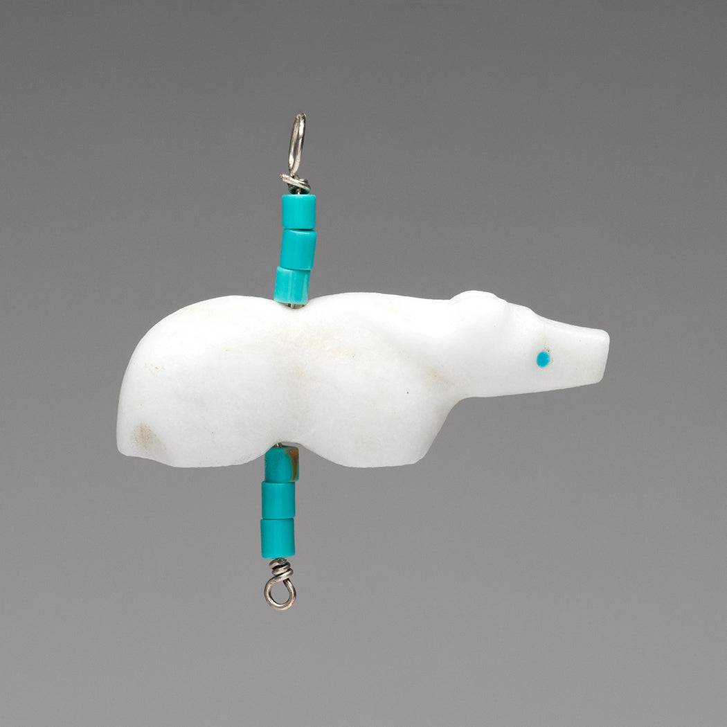 Smooth Polar Bear Pendant
