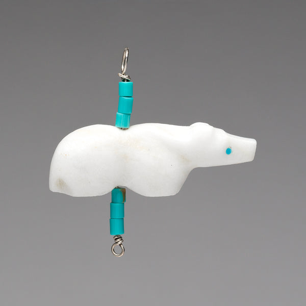 Smooth Polar Bear Pendant