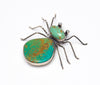 Royston Turquoise Spider Pin