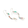 Colorful Swirl Dangle Earrings