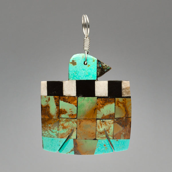 Reversible Thunderbird Mosaic Pendant
