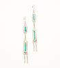 Dainty Channel Inlay Earrings