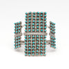 Sleeping Beauty Turquoise Snake Eye Cuff Bracelet