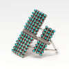 Sleeping Beauty Turquoise Snake Eye Cuff Bracelet