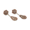 Radiating Red Coral Earrings