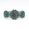 Kingman Turquoise Snake Eye Cuff Bracelet