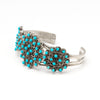 Kingman Turquoise Snake Eye Cuff Bracelet