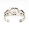 Kingman Turquoise Snake Eye Cuff Bracelet