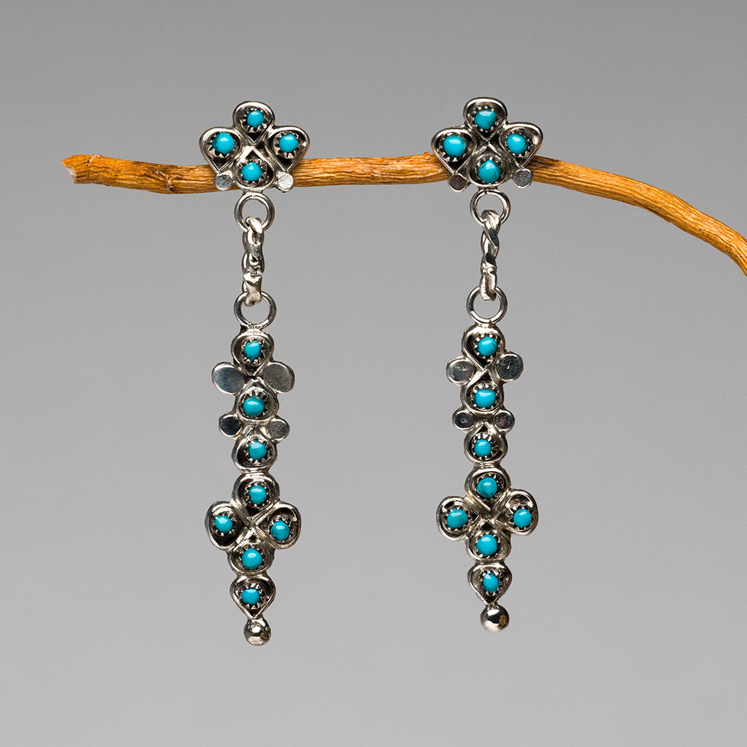 Gorgeous Sleeping Beauty Turquoise Earrings
