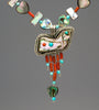 Bewitching Abalone Bird Pendant Necklace