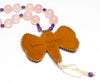 Transcendent Sugilite Dragonfly Necklace